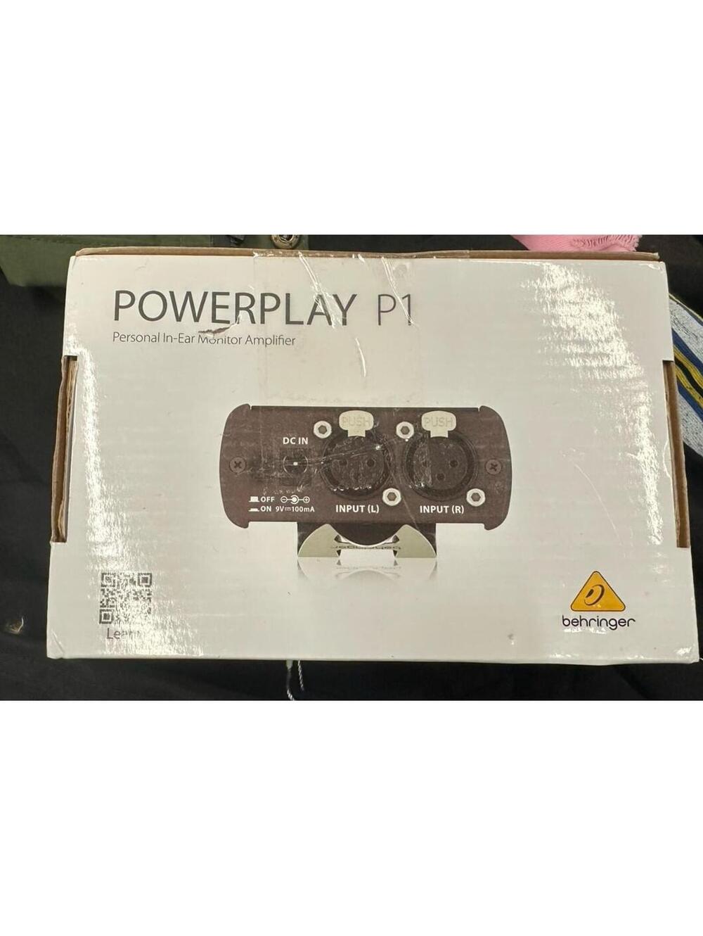 Behringer POWERPLAY P1 Portable Compact Personal In-Ear Monitor Amplifier F/S